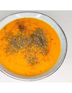 Crema de verduras con chía 2