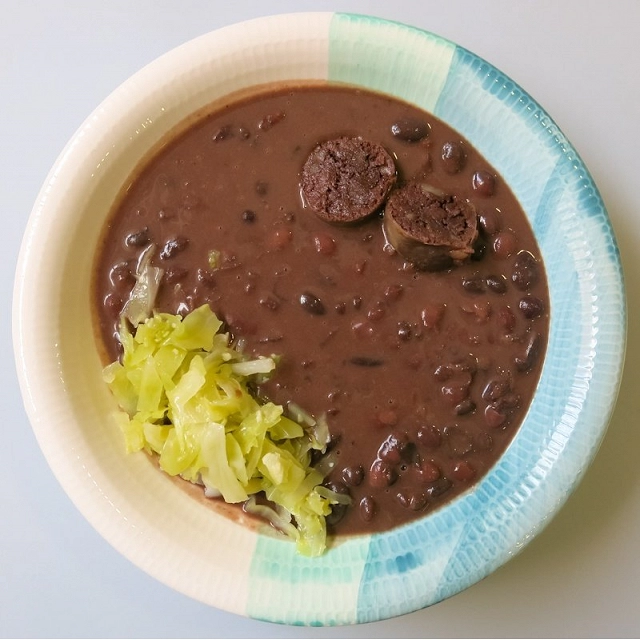Alubias de Tolosa con morcilla