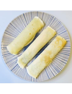 Crepes de espinacas y queso