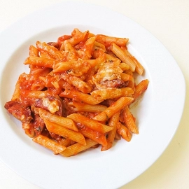 Macarrones gratinados con chorizo 2