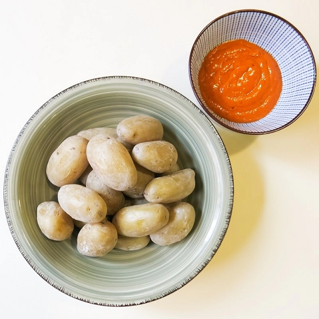 Papas arrugás con mojo picón
